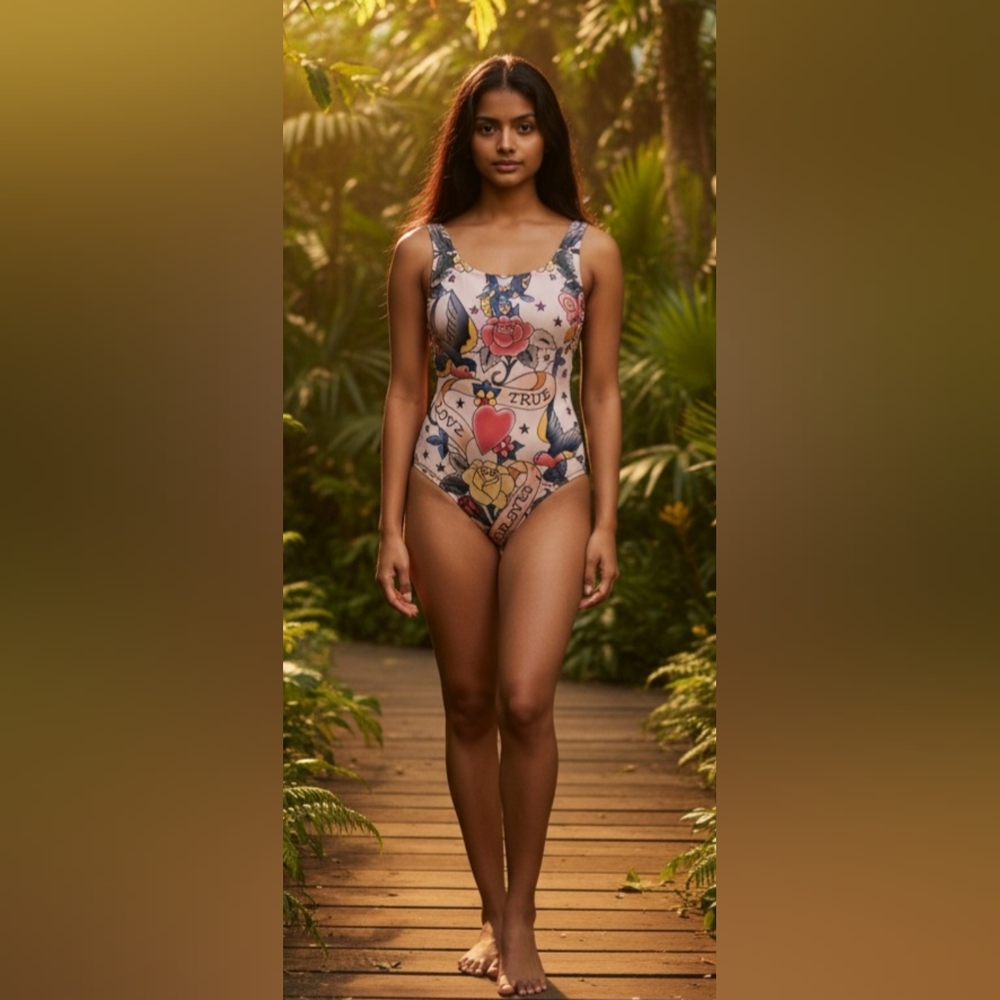 Ed Hardy One Piece Swimsuit